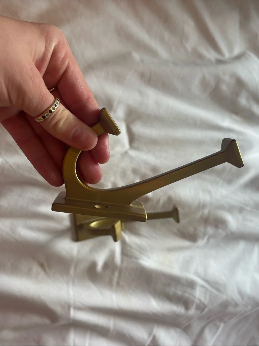 Decorative Double Wall Hook in Antique gold - Home Wall Decor